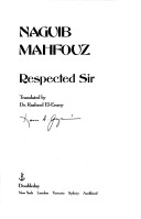 Book cover for Respected Sir