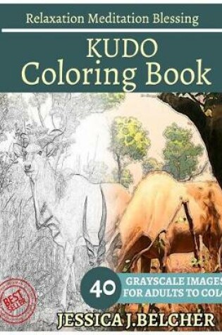 Cover of Kudu Coloring Book for Adults Relaxation Meditation Blessing