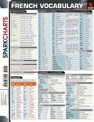 Cover of French Vocabulary (Sparkcharts)