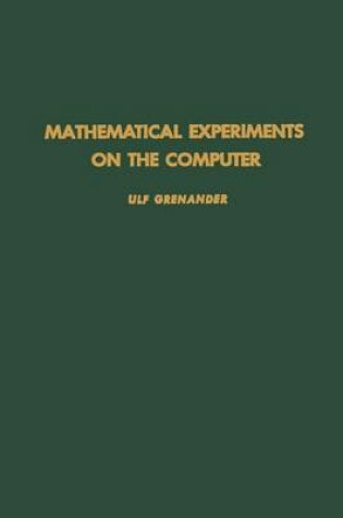 Cover of Mathematical Experiments on the Computer