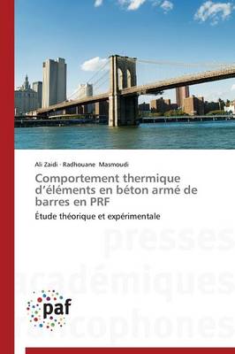 Book cover for Comportement Thermique D Elements En Beton Arme de Barres En Prf