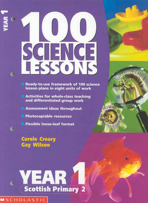 Book cover for 100 Science Lessons for Year 1