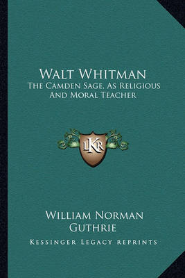 Book cover for Walt Whitman Walt Whitman