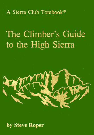 Book cover for Climber's Guide to the High Sierra