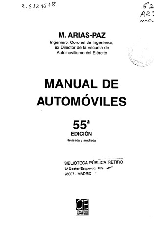 Cover of Manual de Automovil