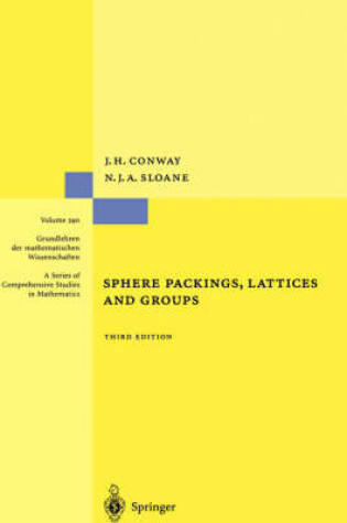 Cover of Sphere Packings, Lattices and Groups