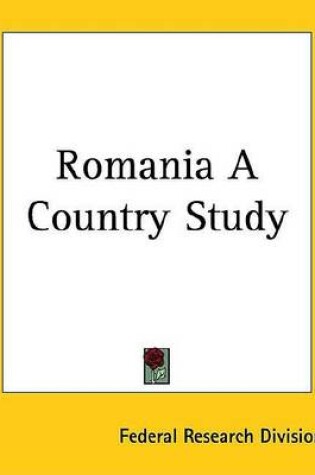 Cover of Romania a Country Study