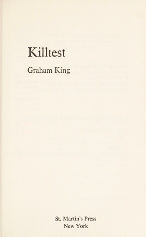 Book cover for Killtest