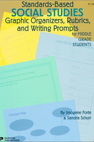 Cover of Standards Based Social Studies Graphic Organizers, Rubics, and Writing Prompts for Middle Grade Students
