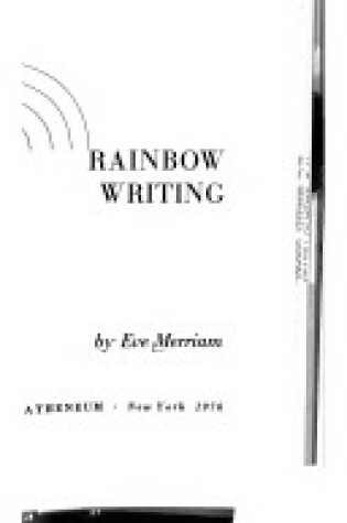 Cover of Rainbow Writing