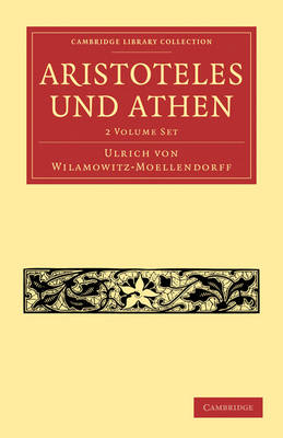 Book cover for Aristoteles und Athen 2 Volume Paperback Set