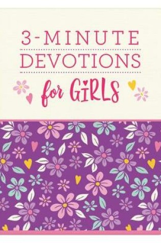 Cover of 3-Minute Devotions for Girls