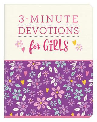 Book cover for 3-Minute Devotions for Girls