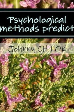 Cover of Psychological Methods Predict
