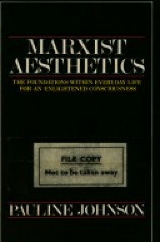 Cover of Marxist Aesthetics