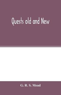 Book cover for Quests old and new