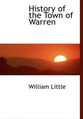 Book cover for History of the Town of Warren