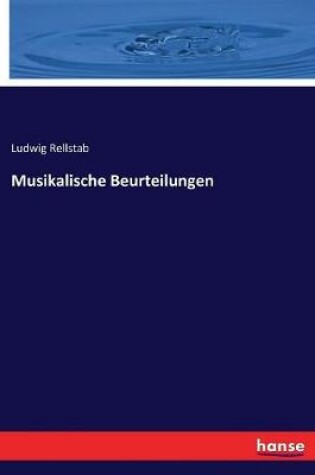 Cover of Musikalische Beurteilungen