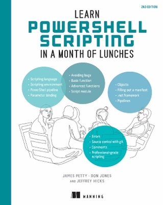 Book cover for Learn PowerShell Scripting in a Month of Lunches, Second Edition