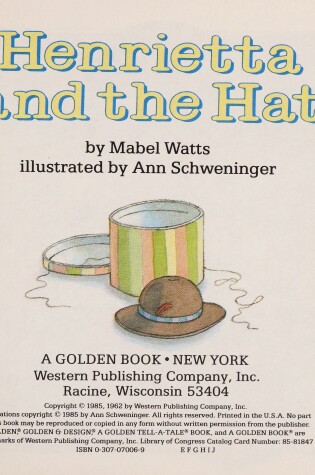 Cover of Henrietta and the Hat