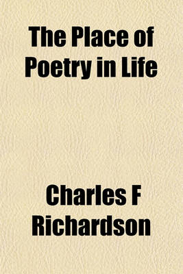 Book cover for The Place of Poetry in Life