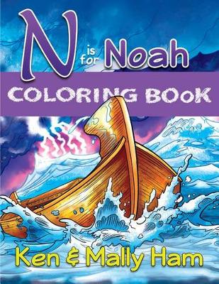 Book cover for N Is for Noah Coloring Book