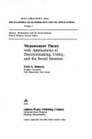 Cover of Measurement Theory