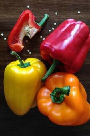 Cover of Red, Orange, and Yellow Bell Peppers Vegetable Journal