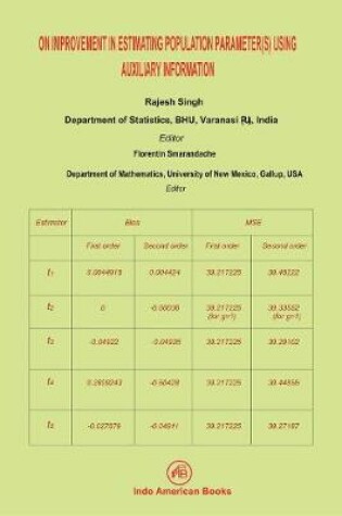 Cover of ON IMPROVEMENT IN ESTIMATING POPULATION PARAMETER(S) USING AUXILIARY INFORMATION