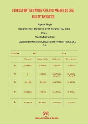 Book cover for ON IMPROVEMENT IN ESTIMATING POPULATION PARAMETER(S) USING AUXILIARY INFORMATION