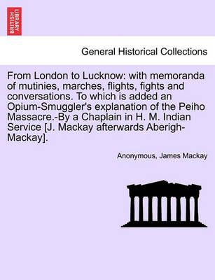 Book cover for From London to Lucknow