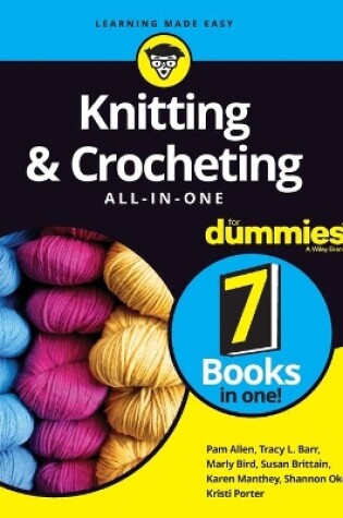 Cover of Knitting & Crocheting All-in-One For Dummies