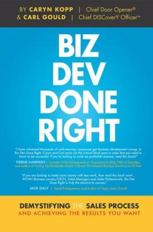Cover of Biz Dev Done Right