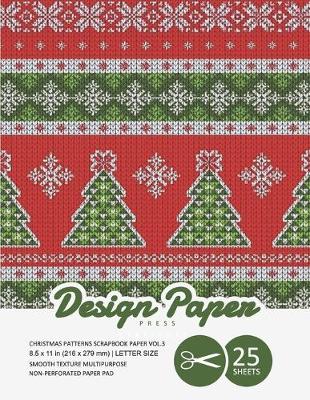 Book cover for Christmas Patterns Scrapbook Paper VOL.3
