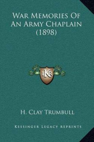 Cover of War Memories of an Army Chaplain (1898)