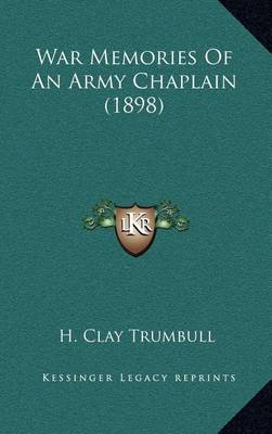 Book cover for War Memories of an Army Chaplain (1898)