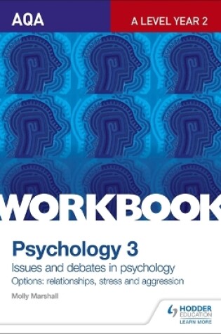 Cover of AQA Psychology for A Level Workbook 3