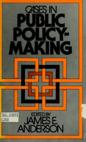 Book cover for Cases in Public Policy Making