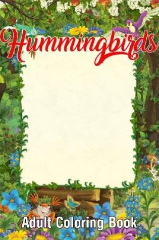 Cover of Hummingbirds Adult Coloring Book