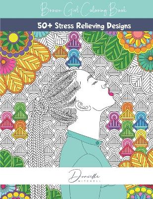 Book cover for Brown Girl Coloring Book