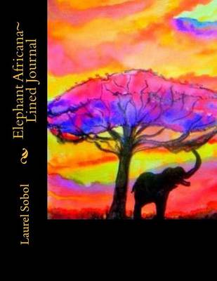 Cover of Elephant Africana Lined Journal