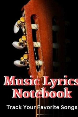 Cover of Music Lyrics Notebook