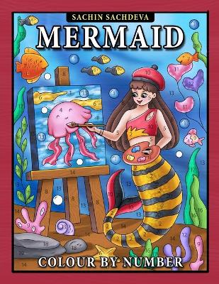 Book cover for Mermaid Colour By Number
