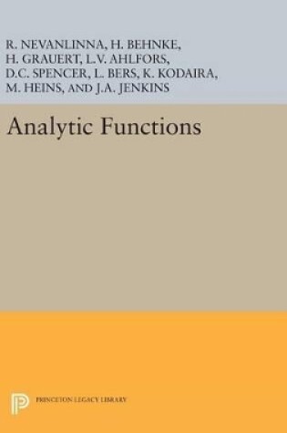 Cover of Analytic Functions