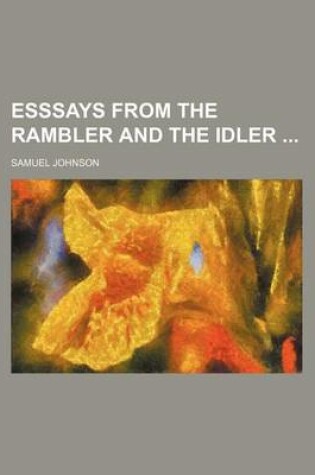 Cover of Esssays from the Rambler and the Idler