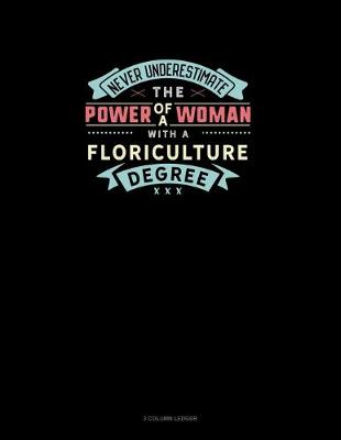 Book cover for Never Underestimate The Power Of A Woman With A Floriculture Degree