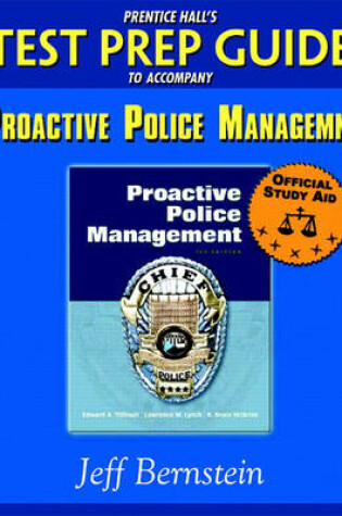 Cover of Prentice Hall's Test Prep Guide to accompany Proactive Police Management