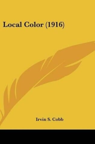 Cover of Local Color (1916)