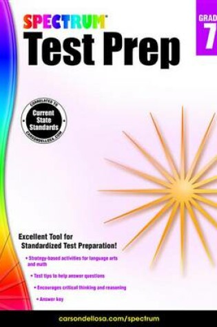 Cover of Spectrum Test Prep, Grade 7