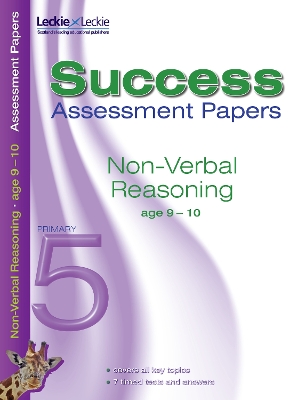 Book cover for Non-Verbal Reasoning Assessment Papers 9-10